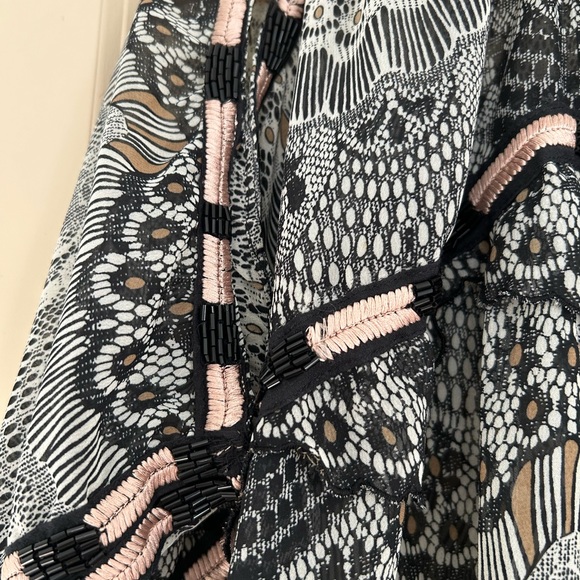 Kas Newyork flowy beaded top from Anthropologie - Picture 6 of 8